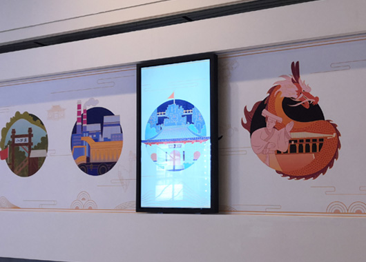 互動滑軌屏在科技、企業(yè)、科普、黨建、廉政、博物館等展館展廳的應(yīng)用場景