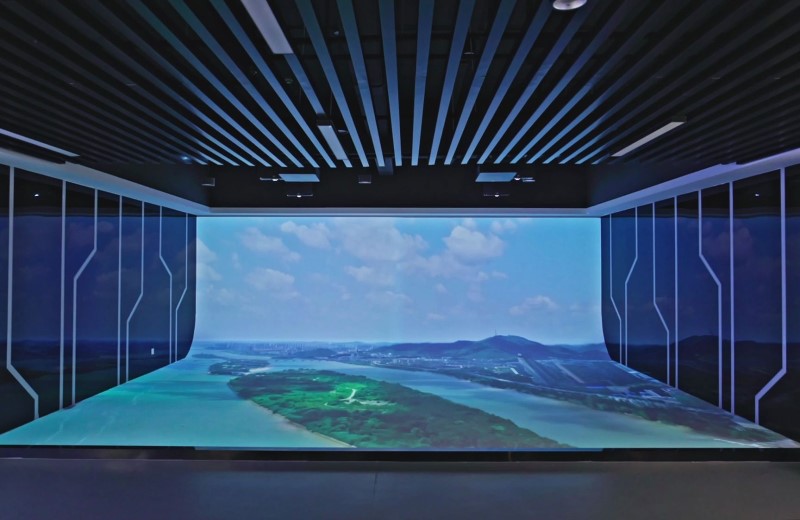 L型兩折幕投影-蘇州好奇數(shù)字科技